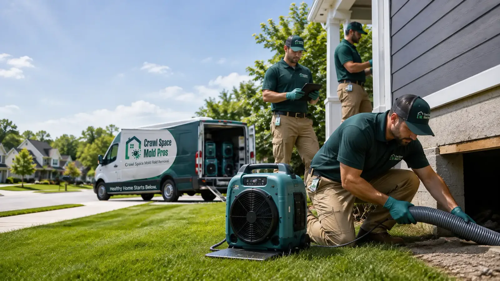 Crawl Space Mold Removal in Denver, IN